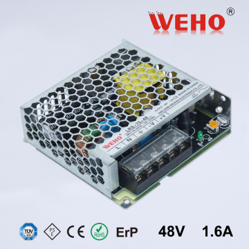 LRS-75-48 NEW product 30mm ultra thin 110v/220v ac to dc 1.6a 48v 75w switching power
