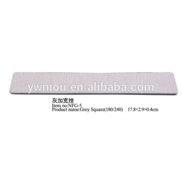 china suppliers Nail Art Tools 180/240 Rectangle Grey Nail Files