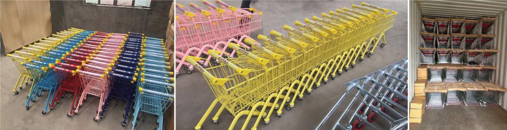 Colorful Children S Metal Shopping Trolley Transported To Saudi Arabia