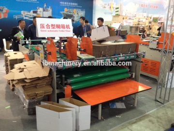 Electric Driven Type/Semi-Automatic Carton Box Stitcher Gluier Machine/Corrugated Cardboard Making Machine