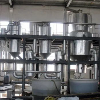 Pigment wastewater evaporator system