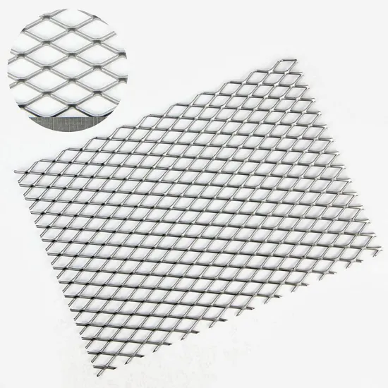 1 mm Galvanized Diamond Hole Metal Mesh
