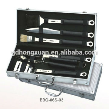 golf bbq tool set BBQ Accessories BBQ Tool Set with aluminium box PP handle