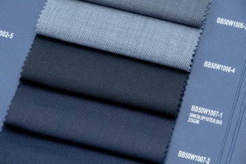Black Twill Suiting Fabric