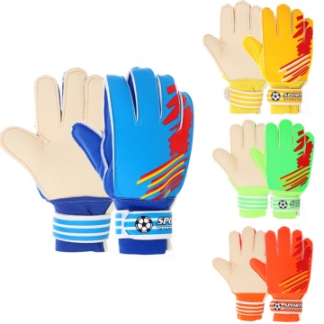 Outdoor Sports Football Entry-Level Children Kid Gloves Football Anti-Slip Finger Embossed Soccer Gloves