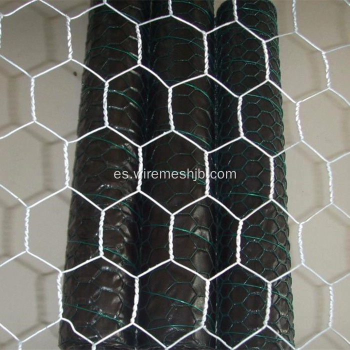 Alambre hexagonal galvanizado, malla de alambre de pollo