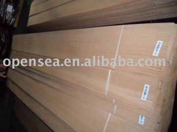 red oak veneer/straight line