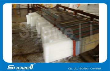 5ton/day Large Industrial Block Ice Machines With Bitzer Compressor , Water Cooled