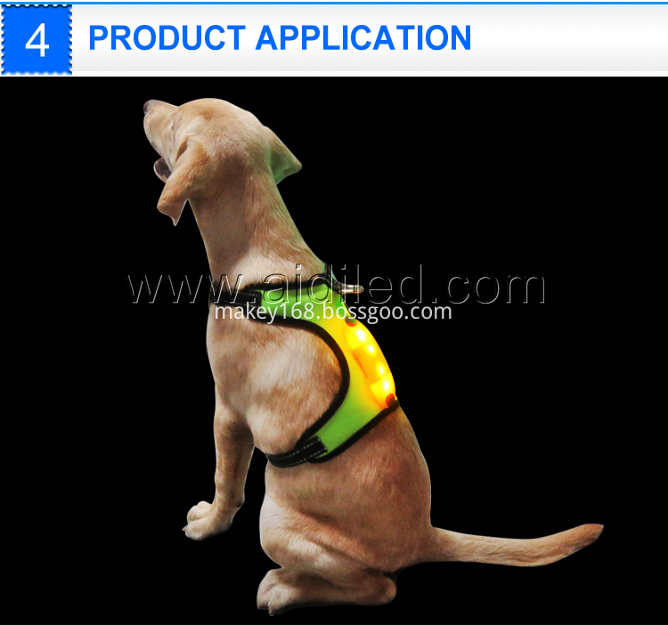 Usb Recharge Dog Harness Usb Recharge Dog Harness