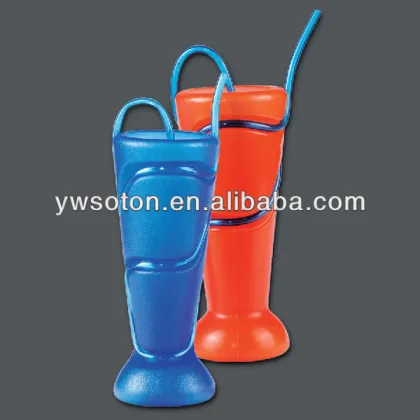 straw cup/party yard/yard glasses cup with straw