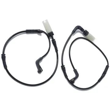 BAJUTU Black Front And Rear Brake Pad Wear Indicator Sensor Kit Replacement  for BMW E60 E63 34356789492 34356789493