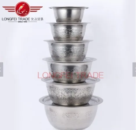 16-32cm Stainless Steel Serving Bowl with Lid