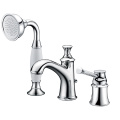 Oil Rubbed Bronze Bathtub Faucet With Hand Sprayer