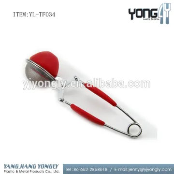 Silicone fine mesh tea ball stainless steel tea infuser