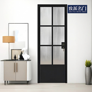 Elegant French Retro Swing Door for Bathrooms