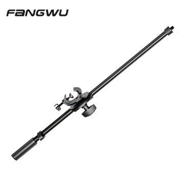 55CM Microphone Crossbar Stand with Rotating Bracket and Boom Arms: Complete Microphone Accessories Kit
