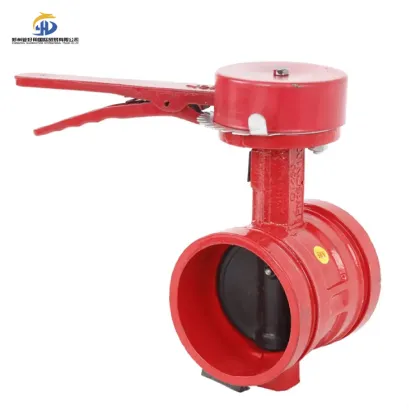 Firefighting Manual Groove Butterfly Valve