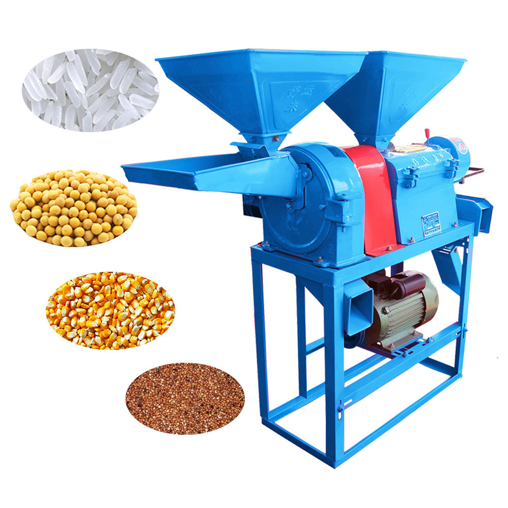 220V small household combine rice mill machine