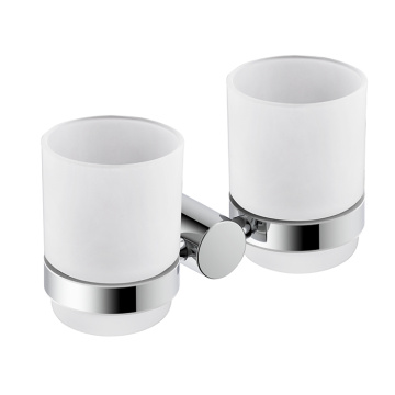 Toothbrush Cup Holder Bathroom Toothbrush Glass Cup Holder Wall Mount Factory