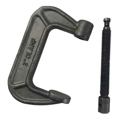 May gikusgon nga Steel C Type Clamp