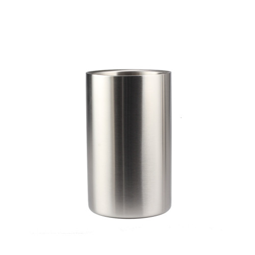 Stainless steel double wall wine cooler