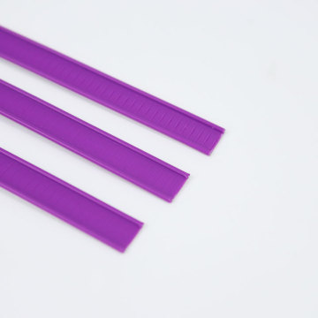 Reusable Plastic Tin Tie Plastic Adhesive Double Wire Tin Tie for Coffee Food Bag Packing Sealing