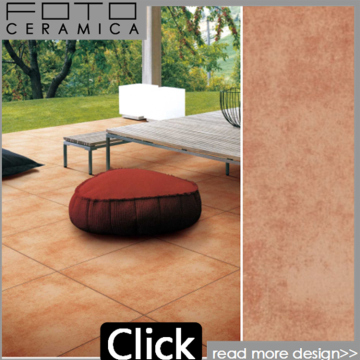 Brown Glazed Porcelain Floor Tiles with Matt Surface