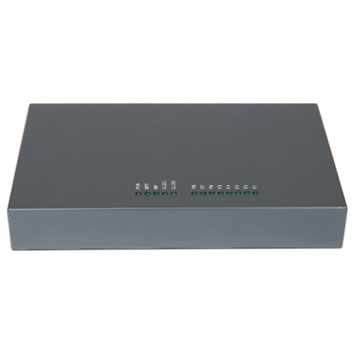 Black EPON ONU 8 Ethernet Port Reverse POE