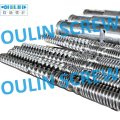Jwell Liansu 65/132 Twin Conical Screw and Barrel for PVC Pipe, Sheet, Profile, Granulation, Foaming