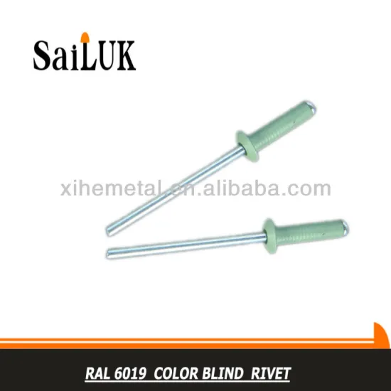 Color blind rivet