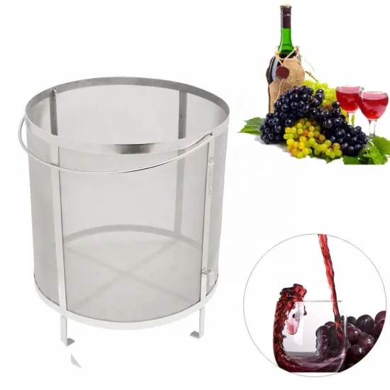 Stainless Steel Grain Filter Basket for Beer Homebrewing Mesh Bucket Strainer