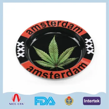 High quality customized metal ashtray tin box