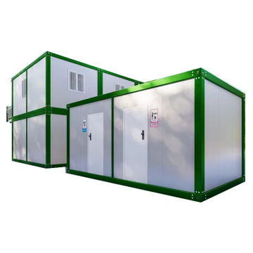 Double Storey Prefabricated House with Toilet for Suriname