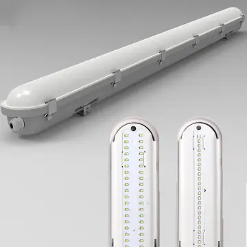 60cm 120cm 2x18W IP65 Triproof Linear Vapor Light Lamps for Garden Warehouse
