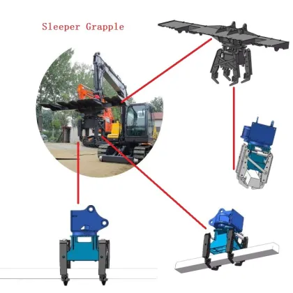 Rail and Sleeper Handling Equipment Sleeper Grapples