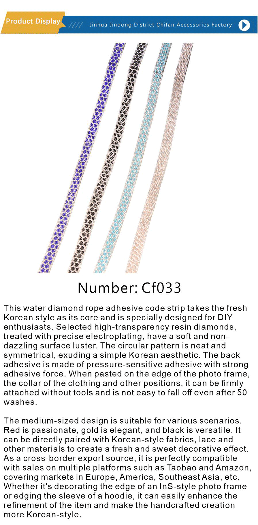 Shoe accessories-xiangqing1-CF033