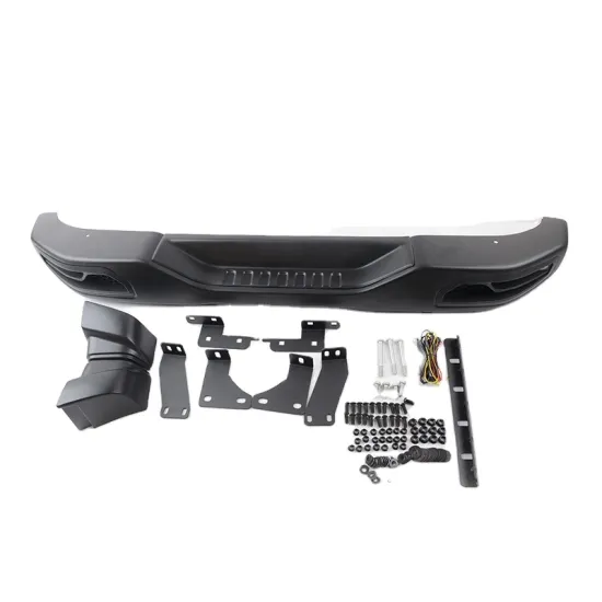 Maiker Off-Road Steel Rear Bumper with Light for Jeep Wrangler JK 4x4