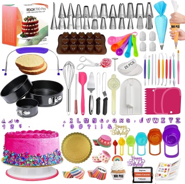 700pcs Skytop Pastry Tip Cake Decorating Supplies & Baking Tools