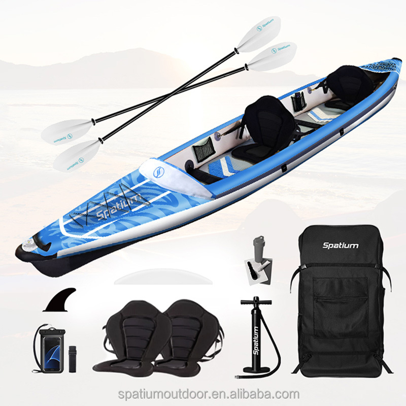Spatium Wholesale Inflatable Kayak - 2 Person Sea Ocean Boat Toy for Sale