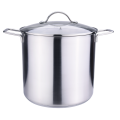 Two layer stainless steel steamer pot cookware