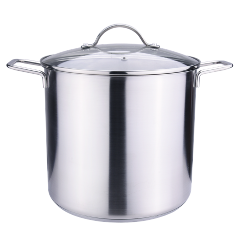 Two layer stainless steel steamer pot cookware