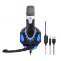 Headphone gaming profesional berkedip LED