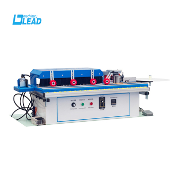 Livraison gratuite Freight Sea tout-en-un bord de travail du bois Bandeur Couper Buffing PVC Wood Manual Banding Machine