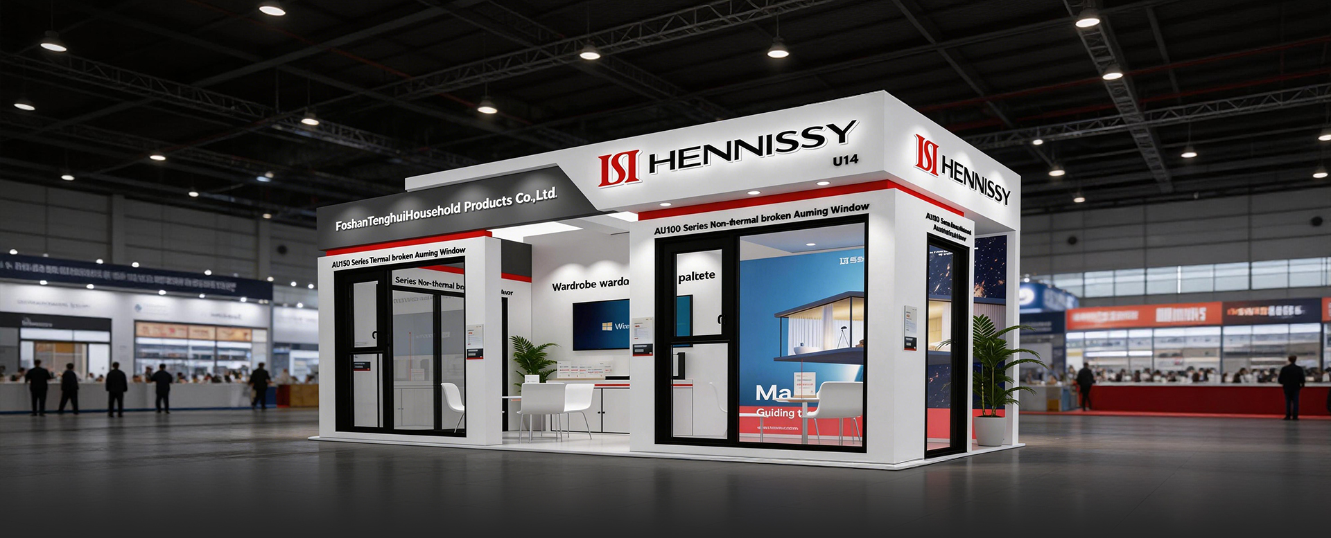 Estande de exposição Sydney Build 2026