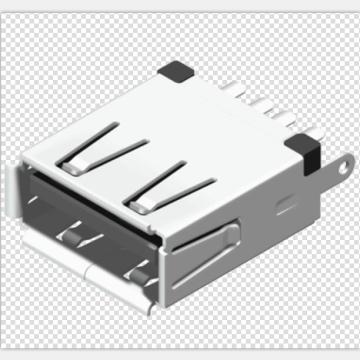 USB A Receptacle Solder Short Type