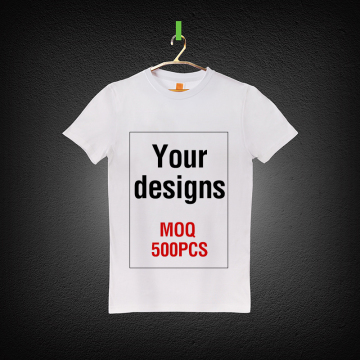 Custom high quality blank plain 100% cotton t shirt