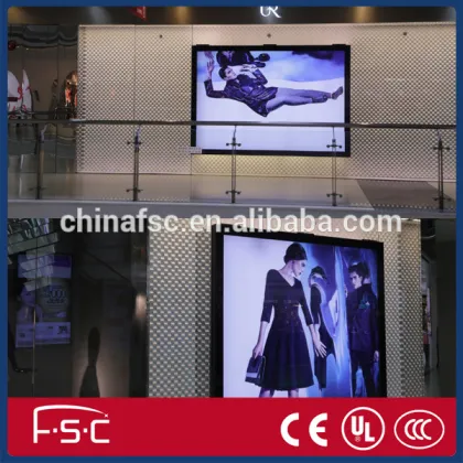 Fabric light box forever 21th century led sanp open aluminum alloy