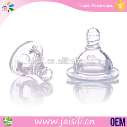 Baby Feeding Bottle Nipple Mold Wide neck Silicone Baby Nipple