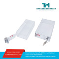 Suporte de parede com display de telefone celular acrílico transparente premium para uso em escritório