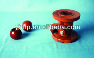 fiberglass grp ball valve in different types
